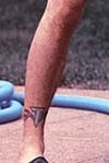 justin timberlake another nsync ankle tattoo